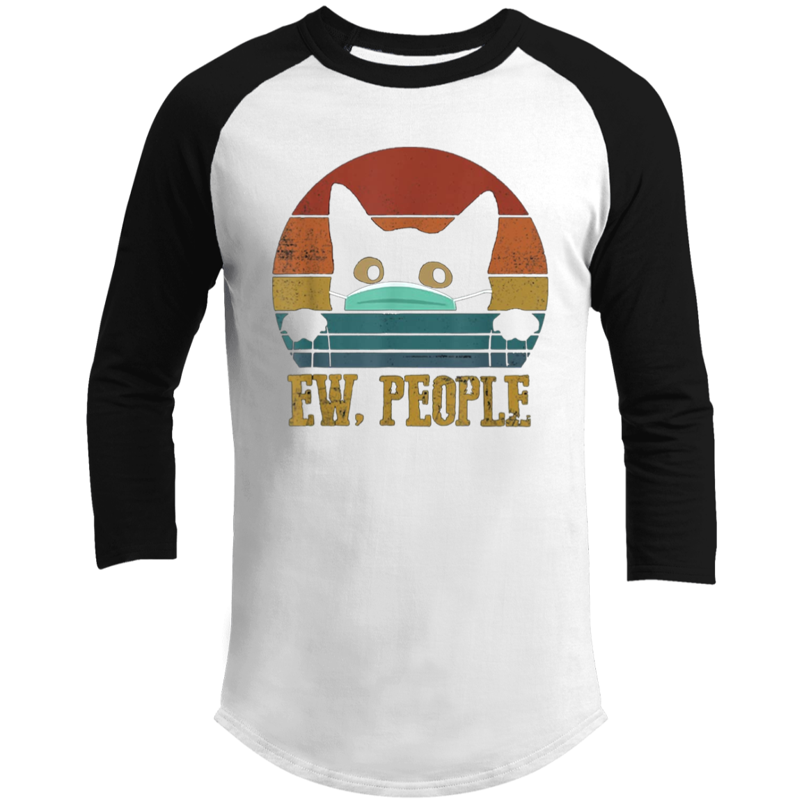 Lover Graphic Cat Gift Raglan Sleeve Shirt