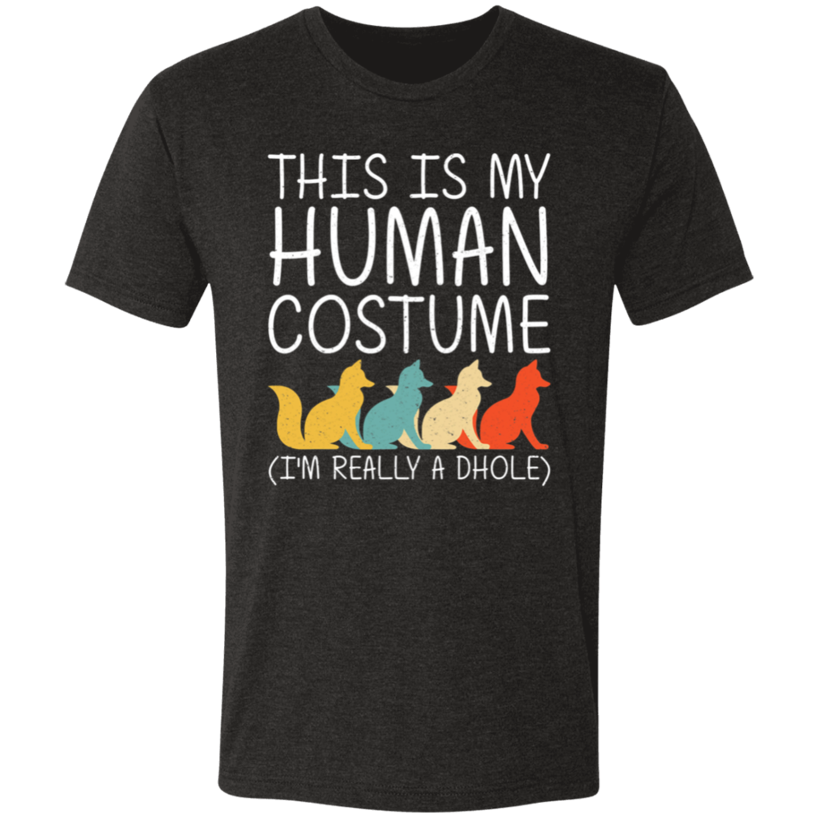 Dhole Halloween Human T-Shirt