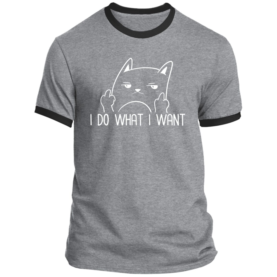 I Do What I Want Funny Ringer Tee