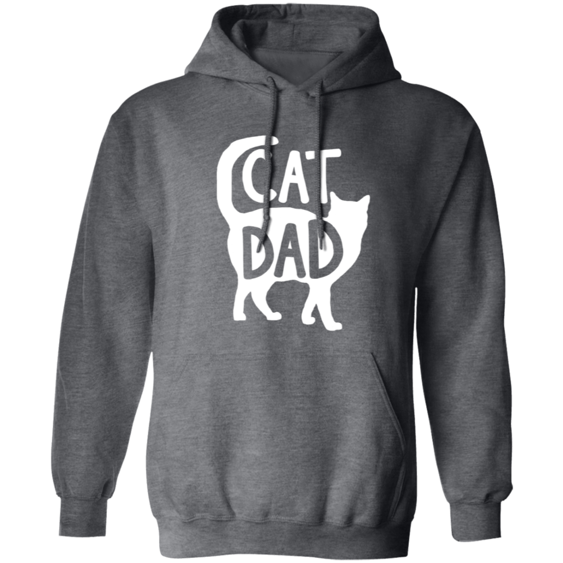 Best Cat Dad Fathers Pullover Hoodie