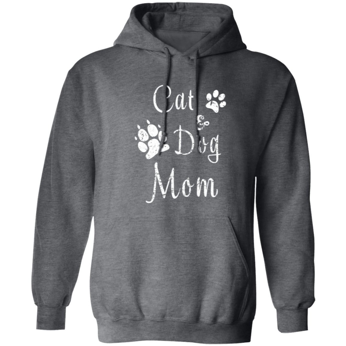 Cat and Dog Mom Kitten Pullover Hoodie