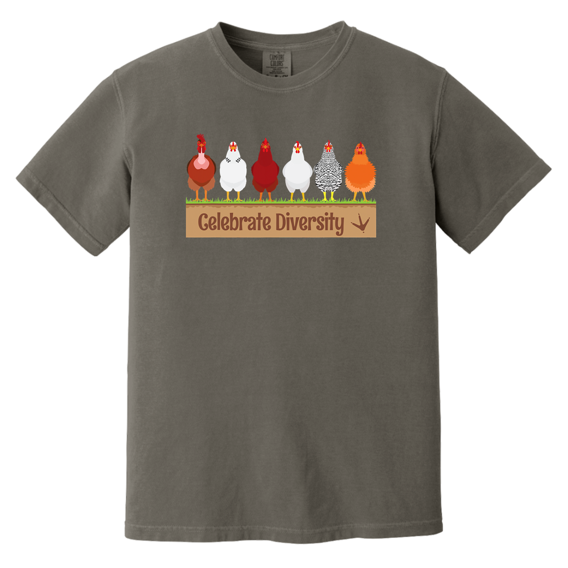 Celebrate Diversity Farm Heavyweight Garment-Dyed T-Shirt