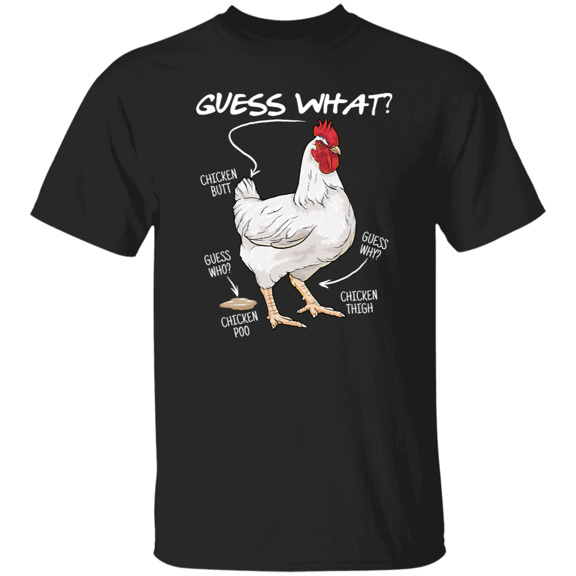 Chicken Butt Joking T-Shirt