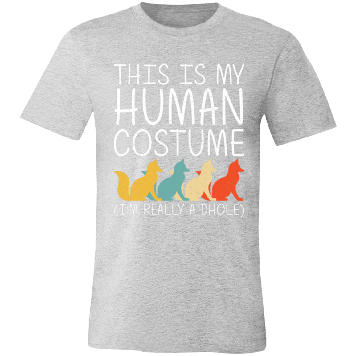 Dhole Halloween Human Unisex Jersey Short-Sleeve T-Shirt