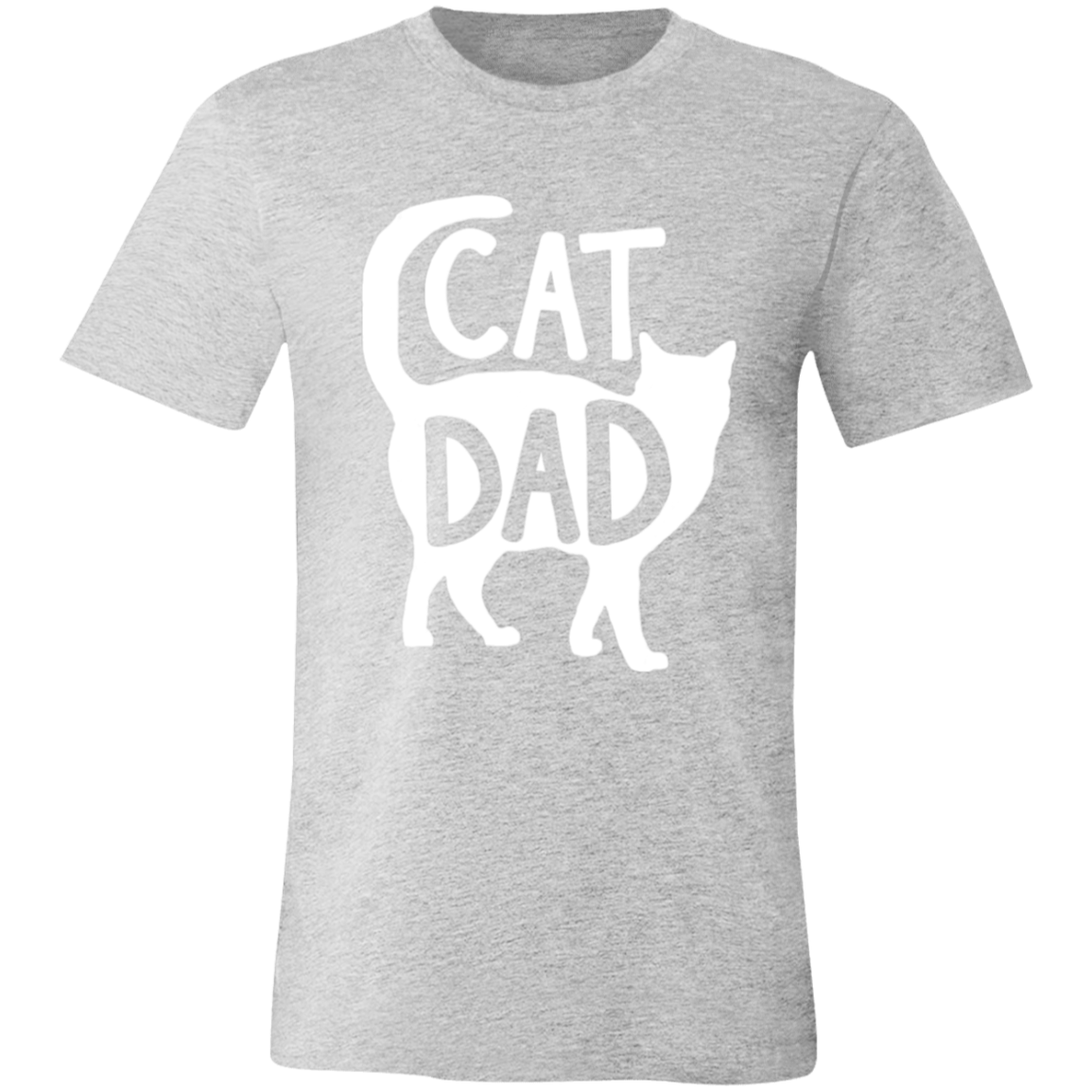 Best Cat Dad Fathers Unisex Jersey Short-Sleeve T-Shirt