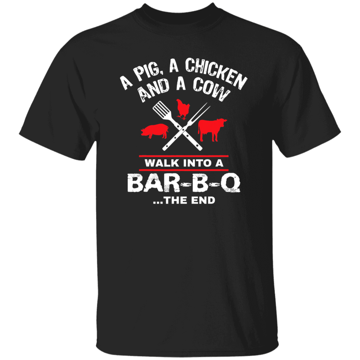 A Pig Chicken Cow T-Shirt