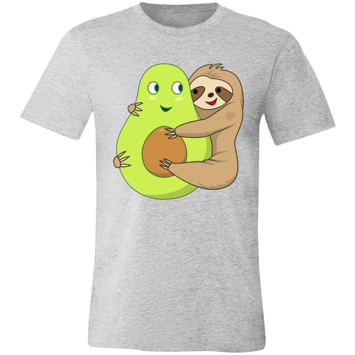 Cute Lazy Sloth Animal Unisex Jersey Short-Sleeve T-Shirt