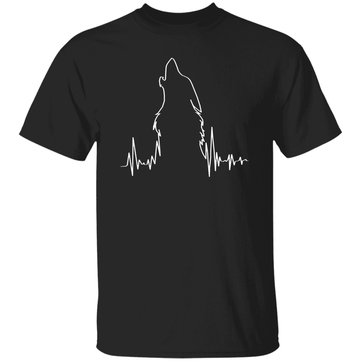 Howling Wolf Heartbeat T-Shirt